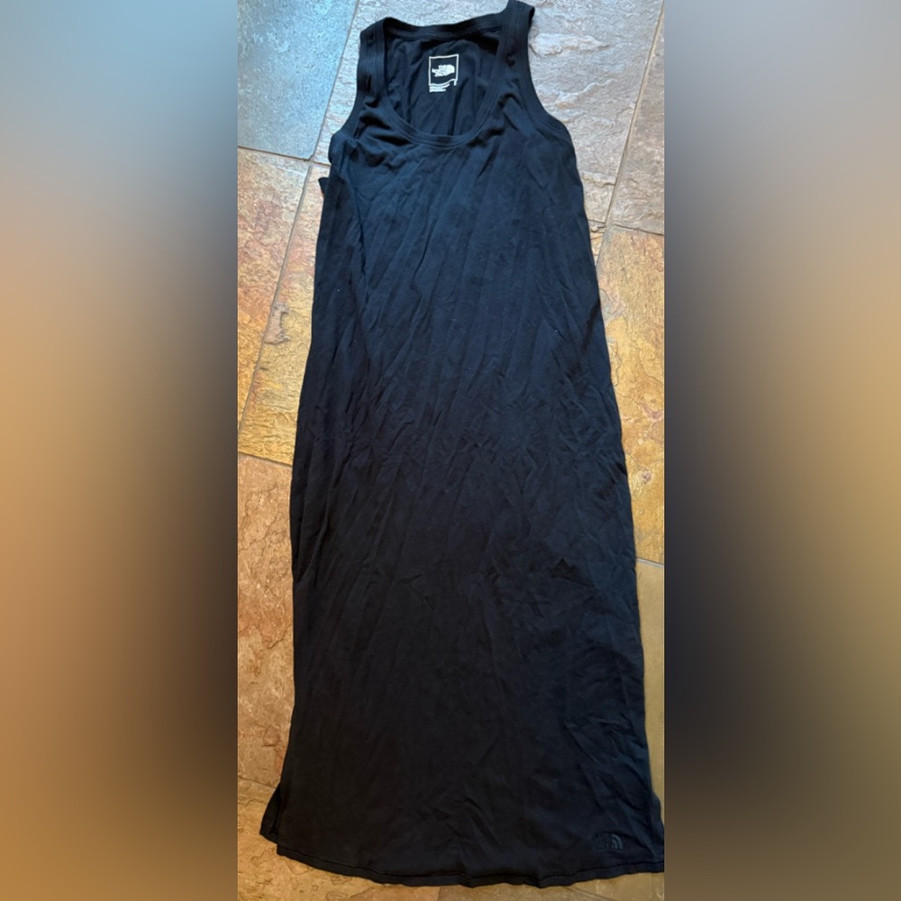 North Face Black Maxi Dress Small soft comfortable. Size small. Travel!